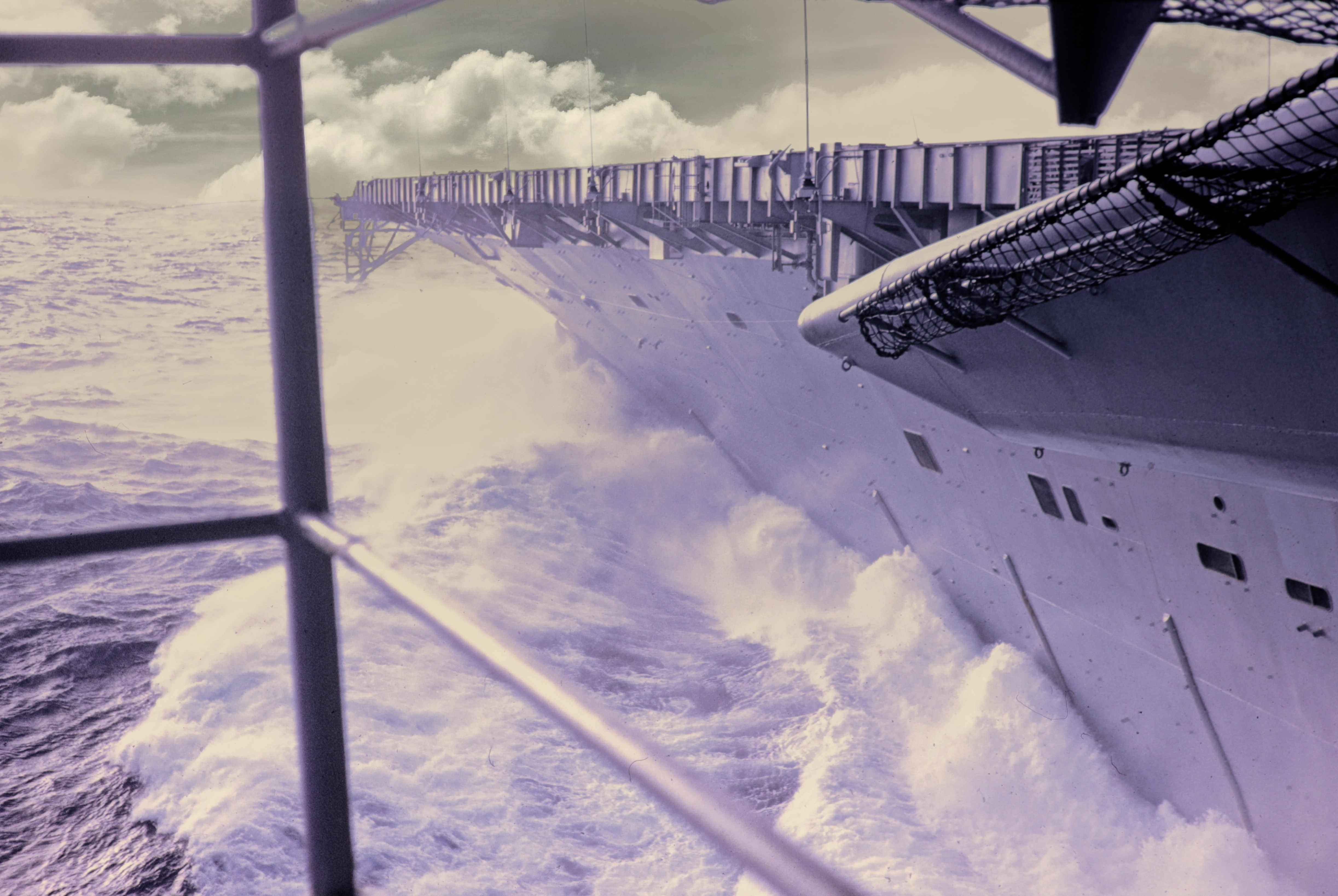 Storm at sea